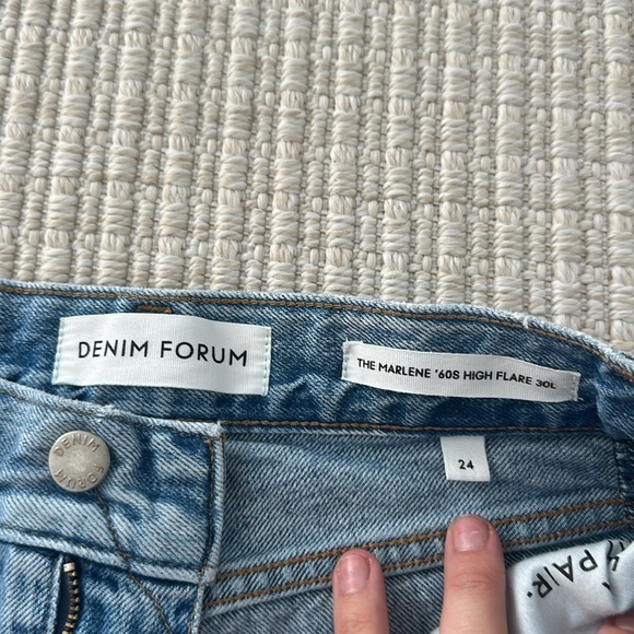 denim forum THE MARLENE '60S HIGH FLARE DENIM - Picture 7 of 15